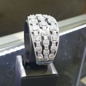 Sterling silver 925 bracelet with white sapphire